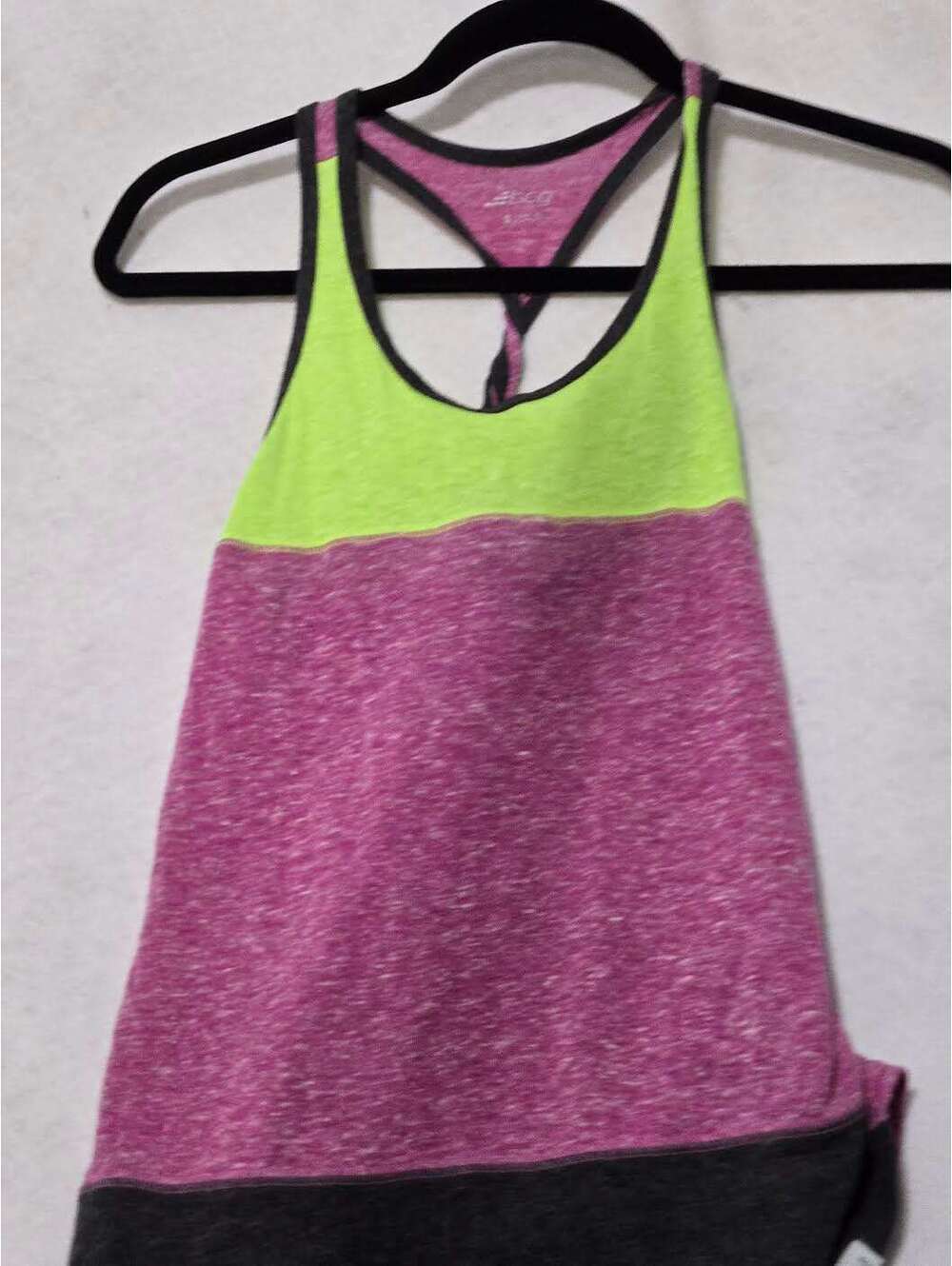 BCG Women's Colorblock Racerback Tank Top Small